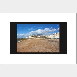 Chalk Cliffs at Saltdean East Sussex Posters and Art